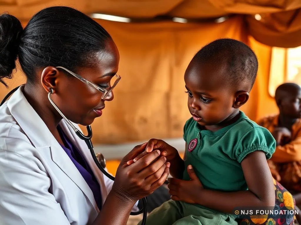 A health outreach day — Nana Juaben Serwaah Foundation, New Juaben