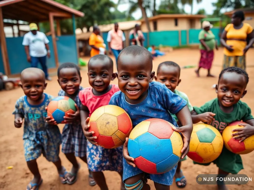 Play and sport — Nana Juaben Serwaah Foundation, New Juaben